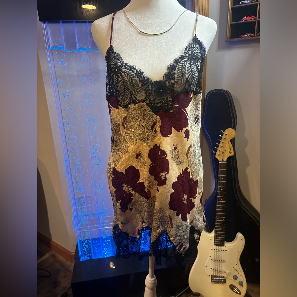 Christian Dior lace night gown lingerie.